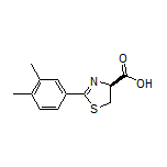 (S)-2-(3,4-Dimethylphenyl)-4,5-dihydrothiazole-4-carboxylic Acid