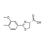 (R)-2-(3-Methoxy-4-methylphenyl)-4,5-dihydrothiazole-4-carboxylic Acid