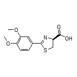 (S)-2-(3,4-Dimethoxyphenyl)-4,5-dihydrothiazole-4-carboxylic Acid