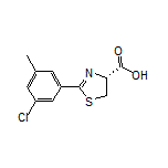 (R)-2-(3-Chloro-5-methylphenyl)-4,5-dihydrothiazole-4-carboxylic Acid