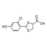 2-(2-Chloro-4-hydroxyphenyl)-4,5-dihydrothiazole-4-carboxylic Acid