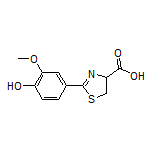 2-(4-Hydroxy-3-methoxyphenyl)-4,5-dihydrothiazole-4-carboxylic Acid