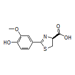 (S)-2-(4-Hydroxy-3-methoxyphenyl)-4,5-dihydrothiazole-4-carboxylic Acid