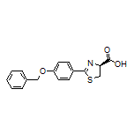 (S)-2-[4-(Benzyloxy)phenyl]-4,5-dihydrothiazole-4-carboxylic Acid