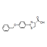 (R)-2-[4-(Benzyloxy)phenyl]-4,5-dihydrothiazole-4-carboxylic Acid