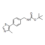 N-Boc-1-[4-(4-methyl-5-thiazolyl)phenyl]methanamine