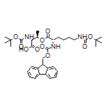 (2S,3R)-3-[[(S)-2-(Fmoc-amino)-6-(Boc-amino)hexanoyl]oxy]-2-(Boc-amino)butanoic Acid