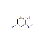 5-Bromo-2-iodo-3-methoxypyridine