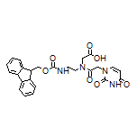 2-[N-[2-(Fmoc-amino)ethyl]-2-[2,4-dioxo-3,4-dihydropyrimidin-1(2H)-yl]acetamido]acetic Acid