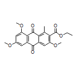 Ethyl 3,6,8-Trimethoxy-1-methyl-9,10-dioxo-9,10-dihydroanthracene-2-carboxylate