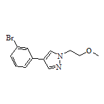 4-(3-Bromophenyl)-1-(2-methoxyethyl)-1H-pyrazole