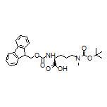 (S)-2-(Fmoc-amino)-5-[Boc-(methyl)amino]pentanoic Acid