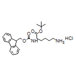 tert-Butyl (R)-2-(Fmoc-amino)-6-aminohexanoate Hydrochloride