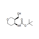 [(3R,4S)-4-(Boc-amino)tetrahydro-2H-pyran-3-yl]methanol