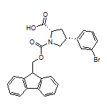 (2S,4R)-1-Fmoc-4-(3-bromophenyl)pyrrolidine-2-carboxylic Acid