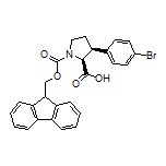 (2S,3S)-1-Fmoc-3-(4-bromophenyl)pyrrolidine-2-carboxylic Acid