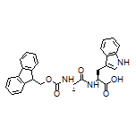 (S)-2-[(S)-2-(Fmoc-amino)propanamido]-3-(3-indolyl)propanoic Acid