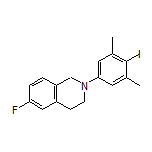 6-Fluoro-2-(4-iodo-3,5-dimethylphenyl)-1,2,3,4-tetrahydroisoquinoline