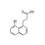 3-(8-Bromo-1-naphthyl)propanoic Acid