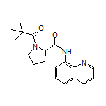 (S)-1-Pivaloyl-N-(8-quinolyl)pyrrolidine-2-carboxamide