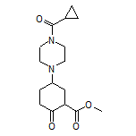 Methyl 5-[4-(Cyclopropanecarbonyl)-1-piperazinyl]-2-oxocyclohexanecarboxylate