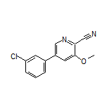 5-(3-Chlorophenyl)-3-methoxypicolinonitrile