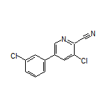 3-Chloro-5-(3-chlorophenyl)picolinonitrile