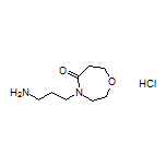 4-(3-Aminopropyl)-1,4-oxazepan-5-one Hydrochloride