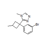 3-[1-(3-Bromophenyl)-3-methylcyclobutyl]-4-methyl-4H-1,2,4-triazole