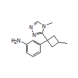 3-[3-Methyl-1-(4-methyl-4H-1,2,4-triazol-3-yl)cyclobutyl]aniline