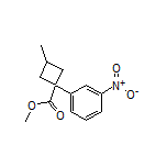 Methyl 3-Methyl-1-(3-nitrophenyl)cyclobutanecarboxylate