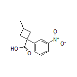 3-Methyl-1-(3-nitrophenyl)cyclobutanecarboxylic Acid