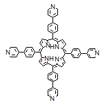 2,7,12,17-Tetrakis[4-(4-pyridyl)phenyl]-21,22,23,24-tetraazapentacyclo[16.2.1.1[3,6].1[8,11].1[13,16]]tetracosa-1,3,5,7,9,11(23),12,14,16,18(21),19-undecaene