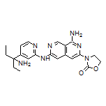 3-[1-Amino-6-[[4-(3-amino-3-pentyl)-2-pyridyl]amino]-2,7-naphthyridin-3-yl]oxazolidin-2-one