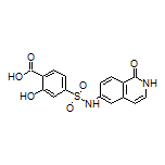 2-Hydroxy-4-[N-(1-oxo-1,2-dihydroisoquinolin-6-yl)sulfamoyl]benzoic Acid