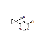 1-(6-Chloro-4-pyrimidinyl)cyclopropanecarbonitrile