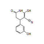 4-(3-Hydroxyphenyl)-2-mercapto-6-oxo-1,4,5,6-tetrahydropyridine-3-carbonitrile