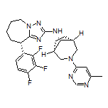 (S)-N-[(1R,5S,8s)-3-(6-Methyl-4-pyrimidinyl)-3-azabicyclo[3.2.1]octan-8-yl]-9-(2,3,4-trifluorophenyl)-6,7,8,9-tetrahydro-5H-[1,2,4]triazolo[1,5-a]azepin-2-amine