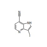 3-Iodo-4-azaindole-7-carbonitrile