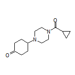 4-[4-(Cyclopropanecarbonyl)-1-piperazinyl]cyclohexanone