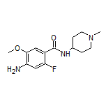 4-Amino-2-fluoro-5-methoxy-N-(1-methyl-4-piperidyl)benzamide