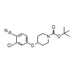 4-[(1-Boc-4-piperidyl)oxy]-2-chlorobenzonitrile