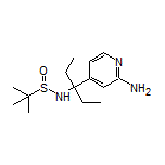 N-[3-(2-Amino-4-pyridyl)-3-pentyl]-2-methylpropane-2-sulfinamide