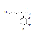 (R)-6-Chloro-2-(2,3,4-trifluorophenyl)hexanoic Acid