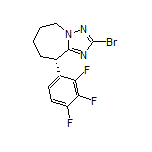 (S)-2-Bromo-9-(2,3,4-trifluorophenyl)-6,7,8,9-tetrahydro-5H-[1,2,4]triazolo[1,5-a]azepine