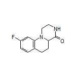 9-Fluoro-2,3,5,6-tetrahydro-1H-pyrazino[1,2-a]quinolin-4(4aH)-one