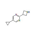 2-(Azetidin-3-yl)-5-cyclopropylpyrimidine