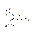 1-[4-Bromo-2-(trifluoromethoxy)phenyl]-3-chloro-1-propanone