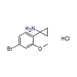 1-(4-Bromo-2-methoxyphenyl)cyclopropanamine Hydrochloride