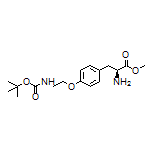 Methyl (S)-2-Amino-3-[4-(2-[Boc-amino)ethoxy]phenyl]propanoate